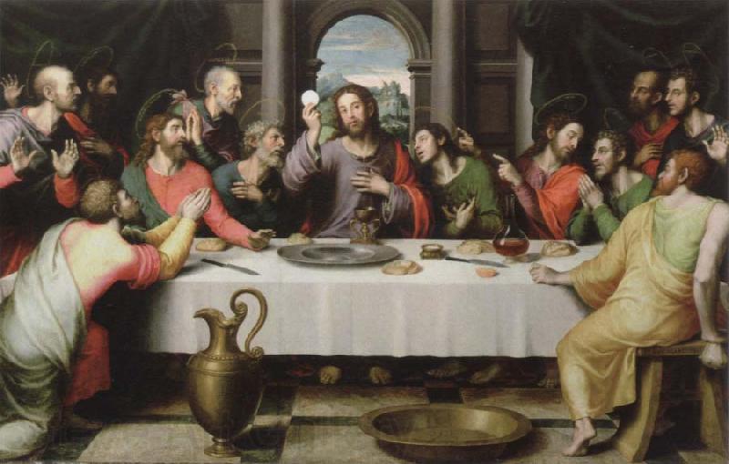 Juan de Juanes the last supper Norge oil painting art